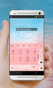 Pale Pink TouchPal Theme Screenshots 12