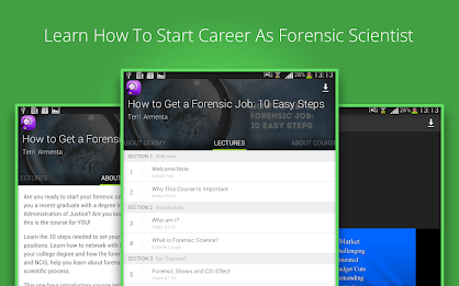 Forensic Science Jobs Course poster 7