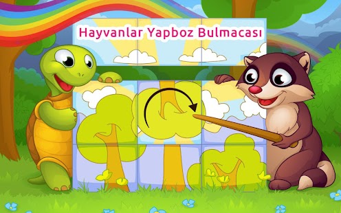  Hayvanlar Yapboz Bulmacası-   