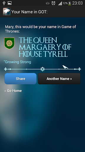 【免費休閒App】Your Name in Game of Thrones-APP點子