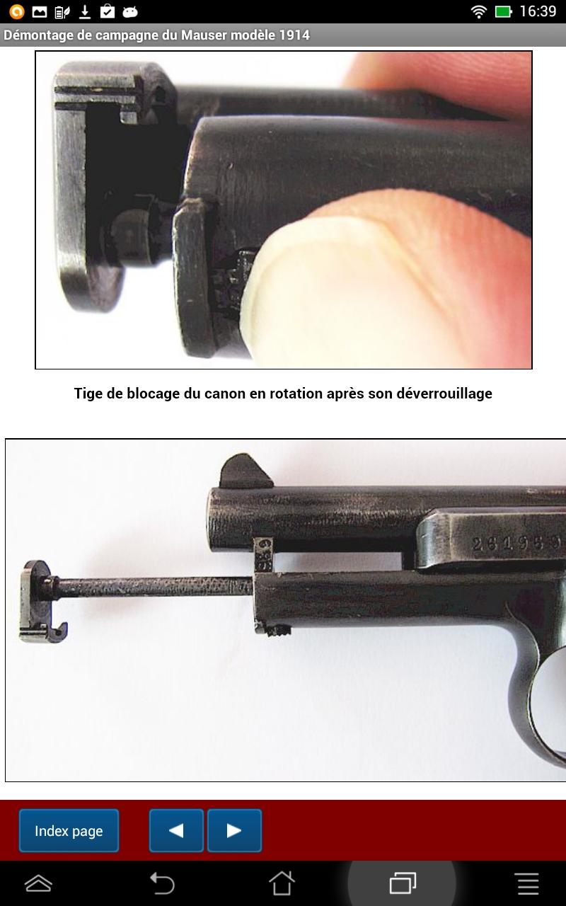 Pistolet Mauser 1914 expliqué Screen 1