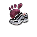 Steps pedometer logo