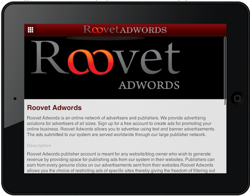 【免費商業App】Roovet AdWords App-APP點子