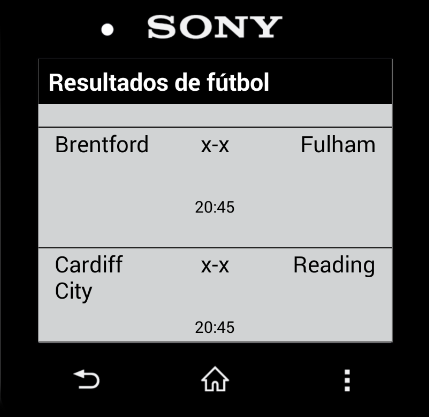 Fútbol Directo Smartwatch 2