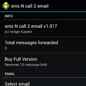 sms N call 2 email 1.029