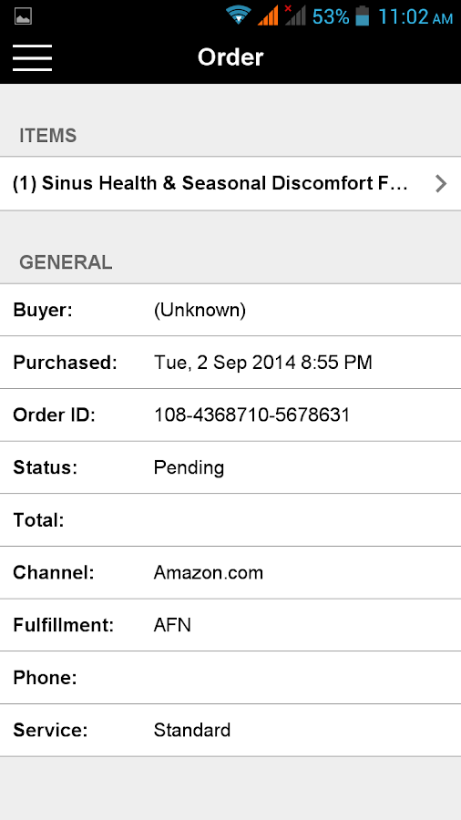   SellerMobile for Amazon Seller – Capture d'écran 
