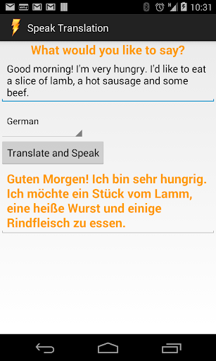 【免費娛樂App】Translate and Speak-APP點子