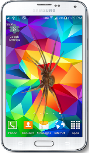 【免費娛樂App】عنكبوت فوق شاشة الهاتف للتسلية-APP點子