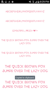 Color Fonts for FlipFont #3 - náhled