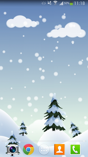 Snowfall HD Live Wallpaper