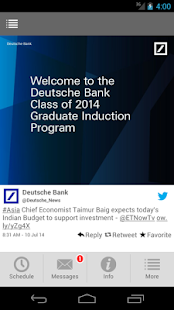 DB Graduate Induction Program