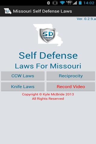 Missouri Self Defense Laws
