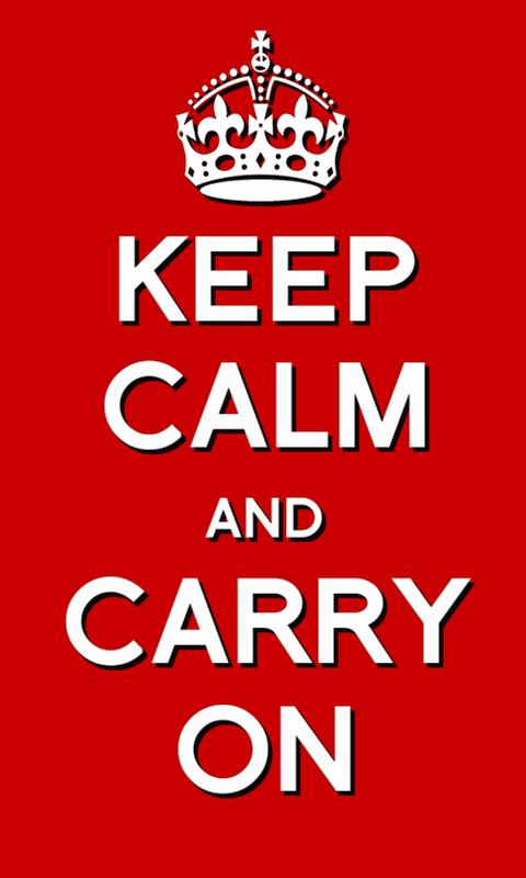 Keep Calm and Carry On Screen 1