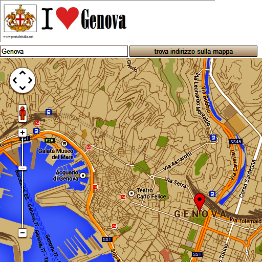 Genova map