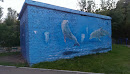 Граффити Дельфины