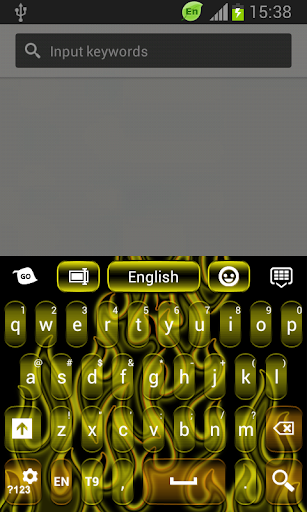 Neon Flame GO Keyboard Theme