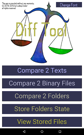 DiffTool the File Compare Tool