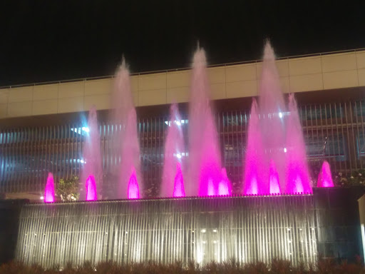 Fountain At Arrivals Gate At Terminal 2