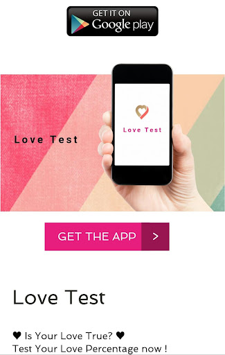 Love Test Love Calculator