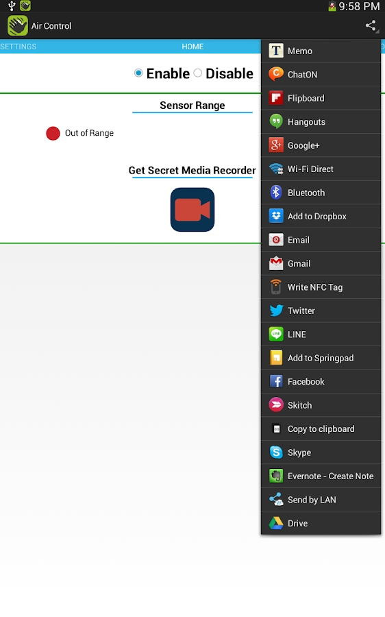    Air Gesture Control- screenshot  
