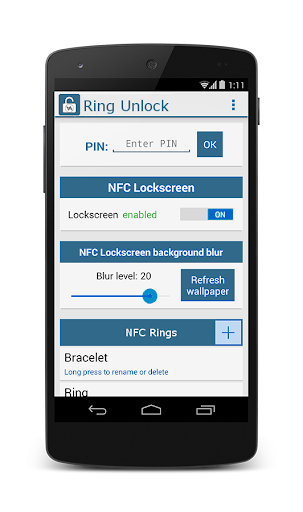 NFC SMARTRing Unlock