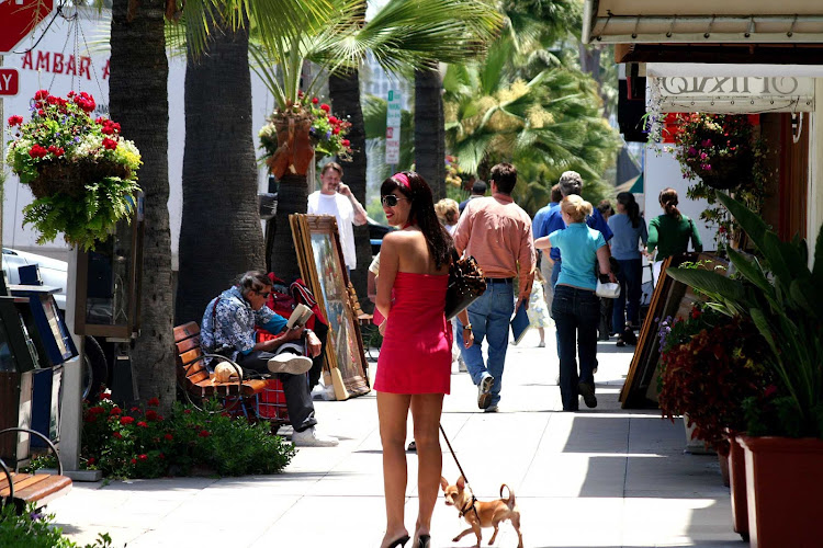 La Jolla, near San Diego, offers a variety of upscale shops.