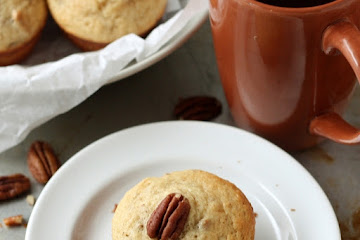 Maple Yogurt Muffins with Pecans