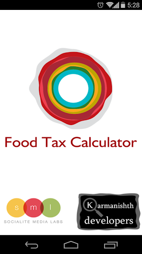 Food Tax Calculator