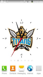 Gold Coast Titans Analog Clock Screenshots 7