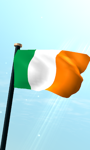 Ireland Flag 3D Free Wallpaper