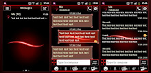 Simply Red Theme GO SMS APK