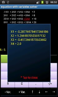 Free Equation with vars solver FREE APK