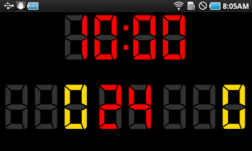 Android application Basketball Scoreboard screenshort