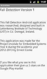 Fall Detection V1.0 Screenshots 0