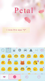 Petal Theme_Emoji Keyboard poster 1