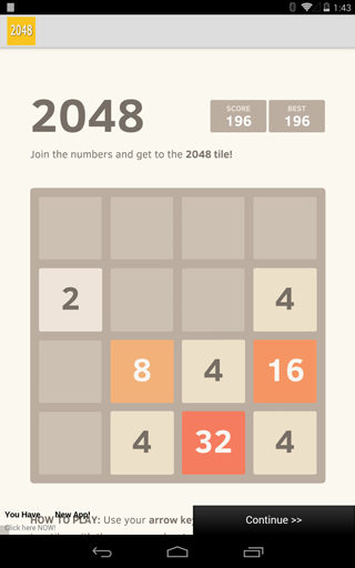 2048 - Number puzzle game