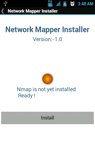 Network Mapper Installer scan