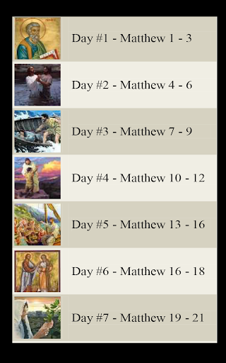Read Bible Gospels in 30 Days
