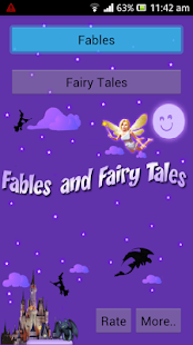 Android application Fables and Fairy Tales screenshot