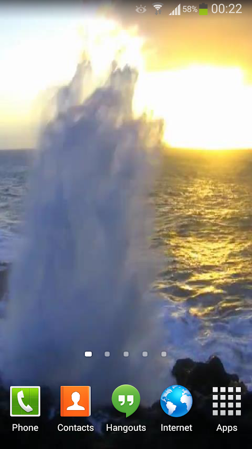 Android application Ocean Waves Live Wallpaper 30 screenshort