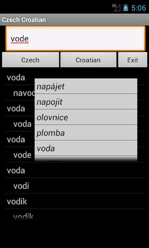 Czech Croatian Dictionary