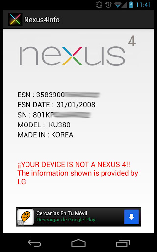 【免費工具App】Nexus 4 Info-APP點子