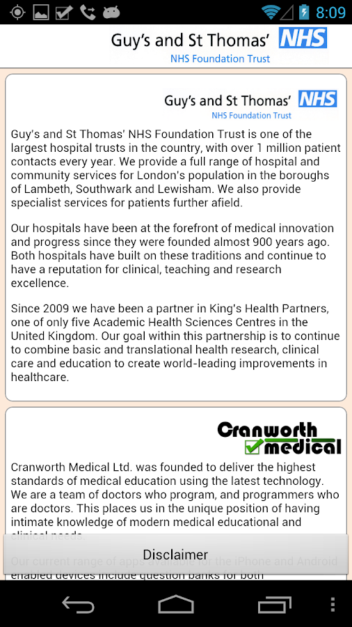    Thrombosis Guidelines- screenshot  