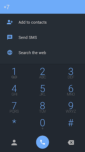 【免費個人化App】ExDialer Theme - Night Blue-APP點子