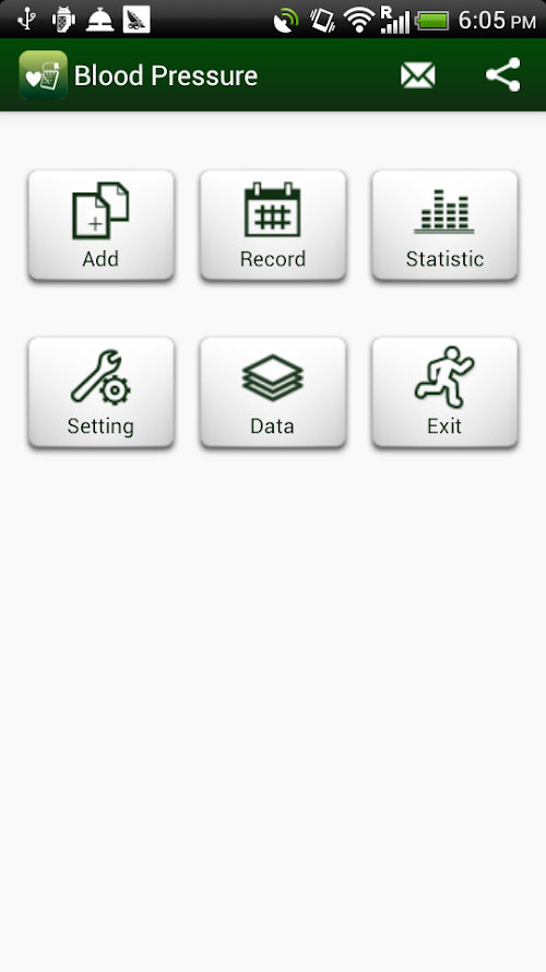 Android application Blood Pressure Tracker (Paid) screenshort