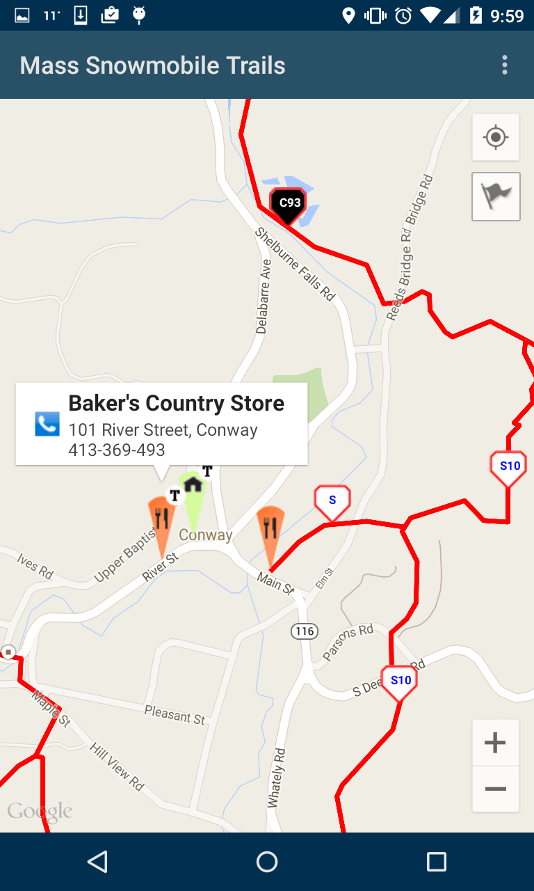Mass Snowmobile Trails Screen 2