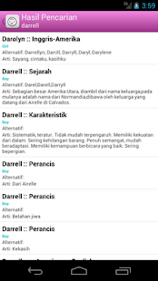 Nama Bayi Pro Screenshots 1