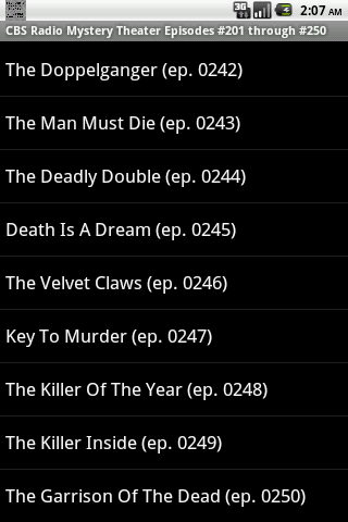【免費音樂App】CBS Radio Mystery Theater V.05-APP點子