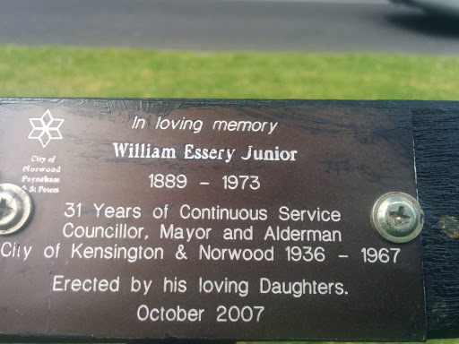 In Memory of William Essery Junior
