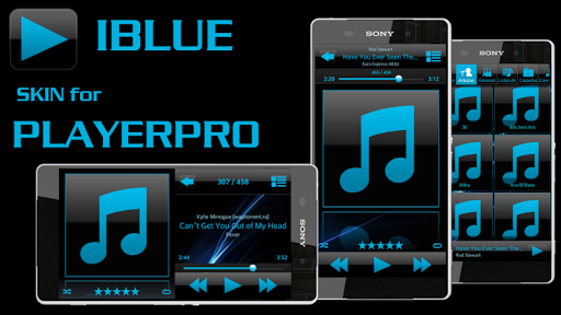 PlayerPro Skin I BLUE